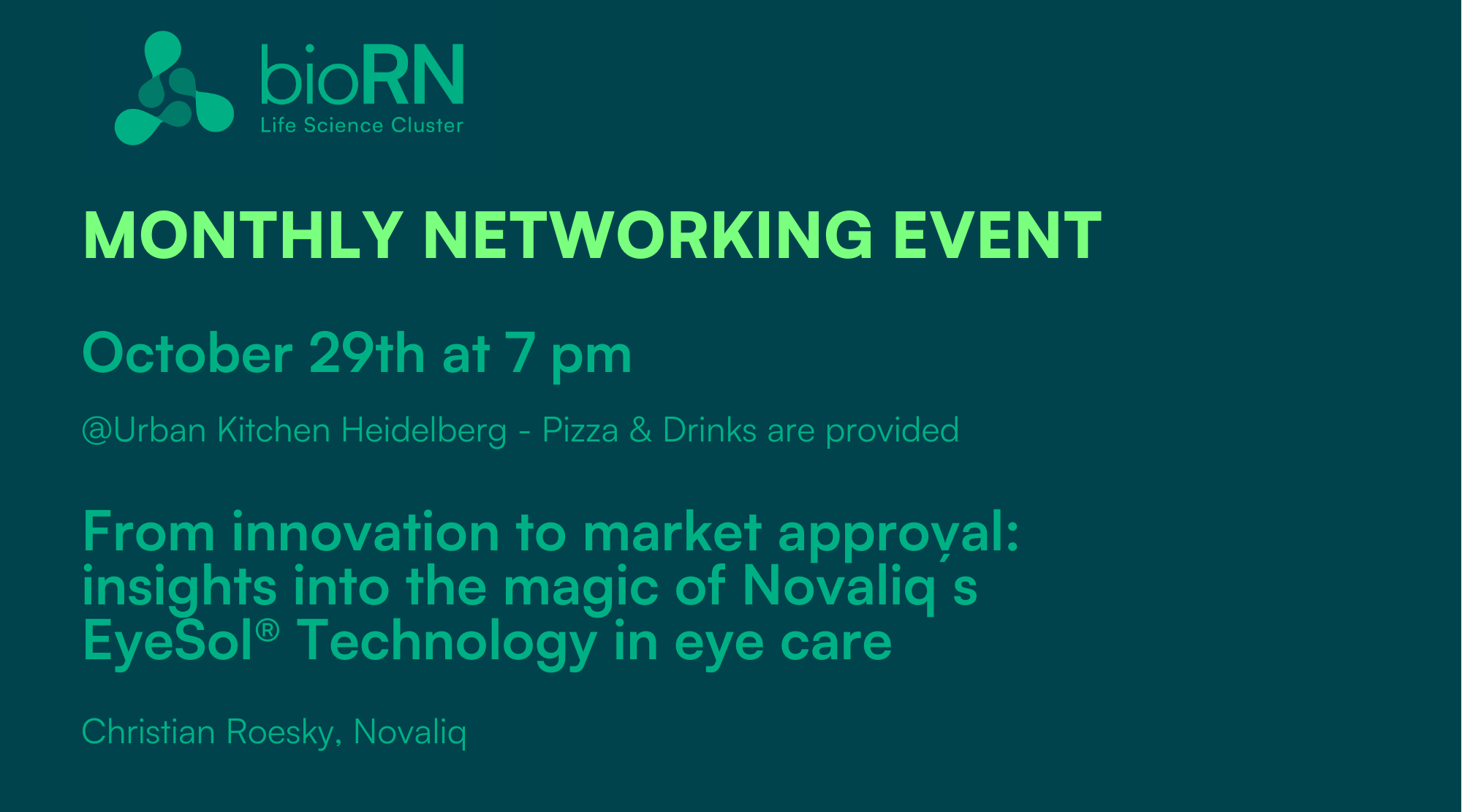 bioRN Lounge featuring Christian Roesky – Novaliq