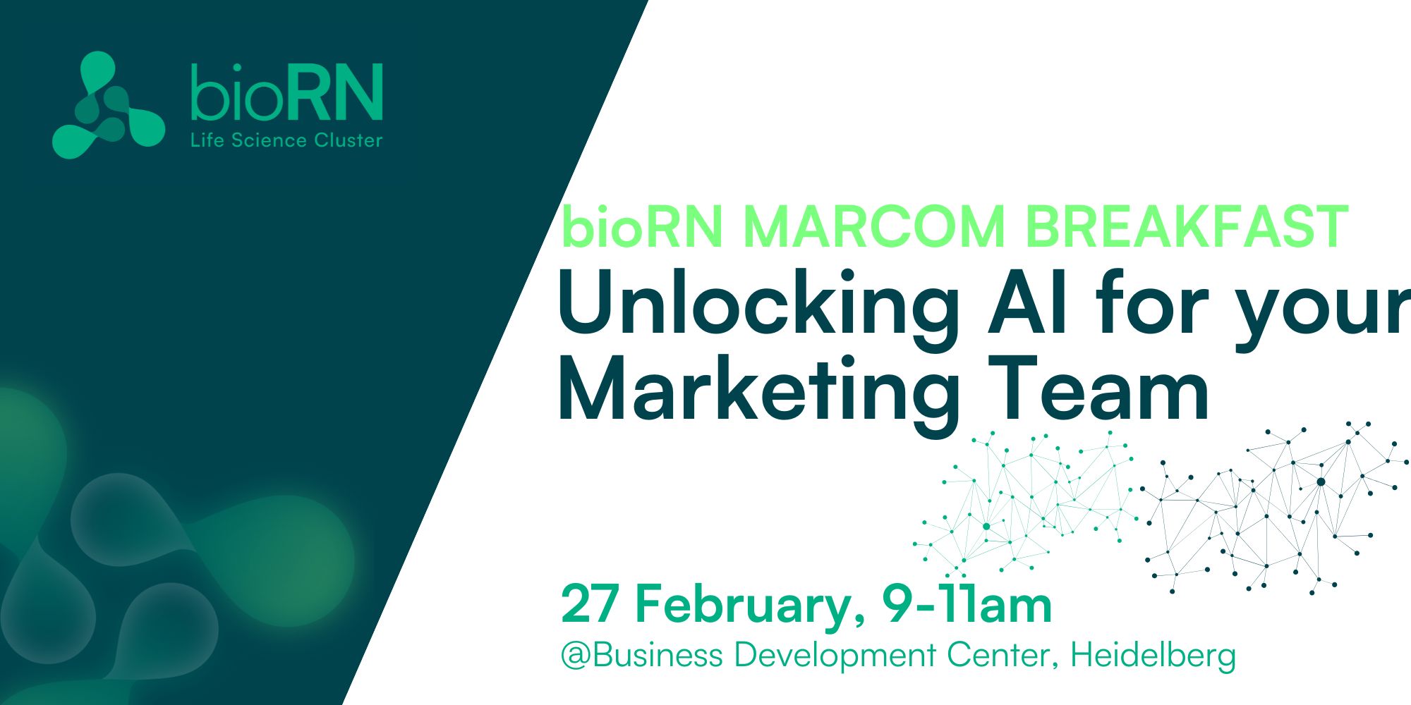 bioRN MARCOM BREAKFAST – Unlocking AI for your Marketing Team