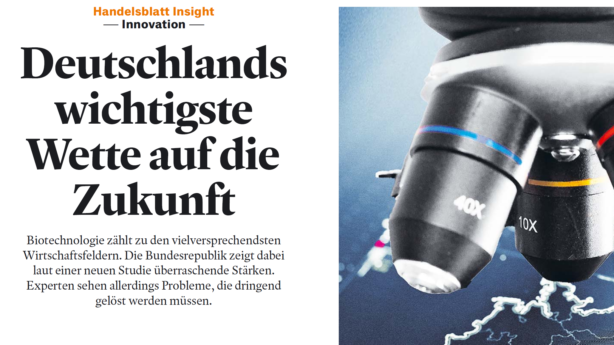 Deutschlands wichtigste Wette auf die Zukunft (Handelsblatt, erschienen am 07.02.2025)