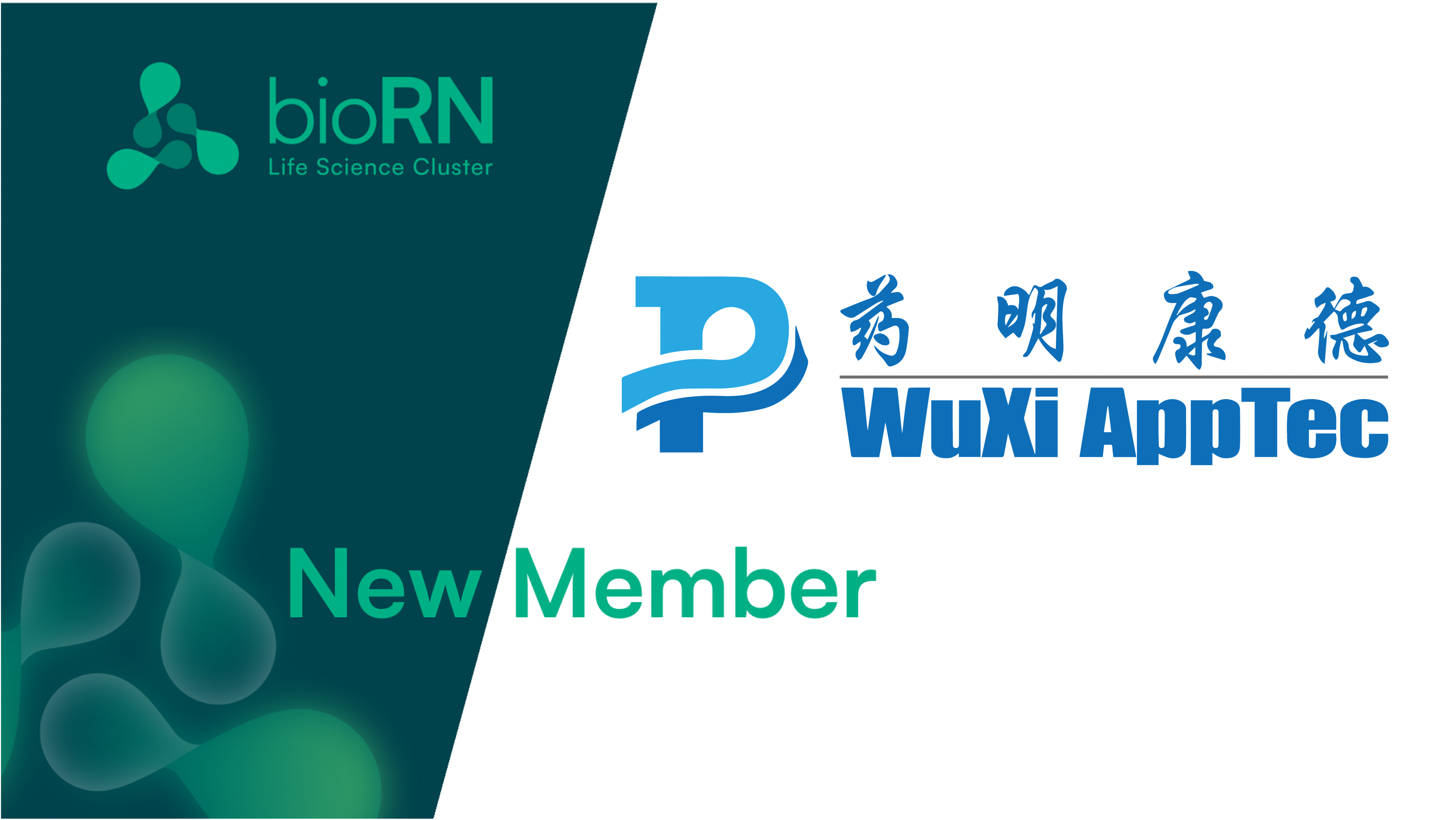 New Member: Welcome in our cluster to WuXi AppTec