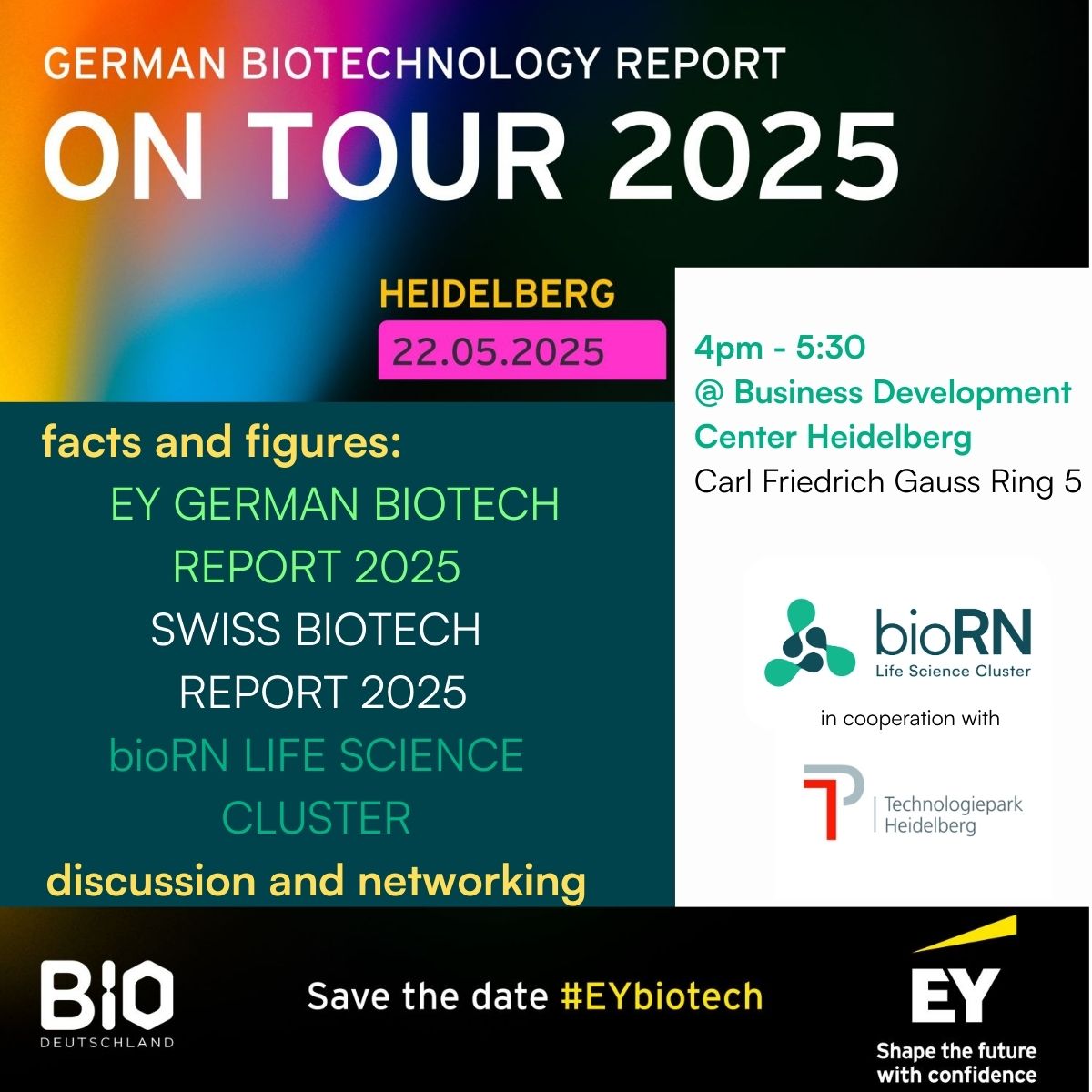 EY German Biotech Report 2025 Roadshow!