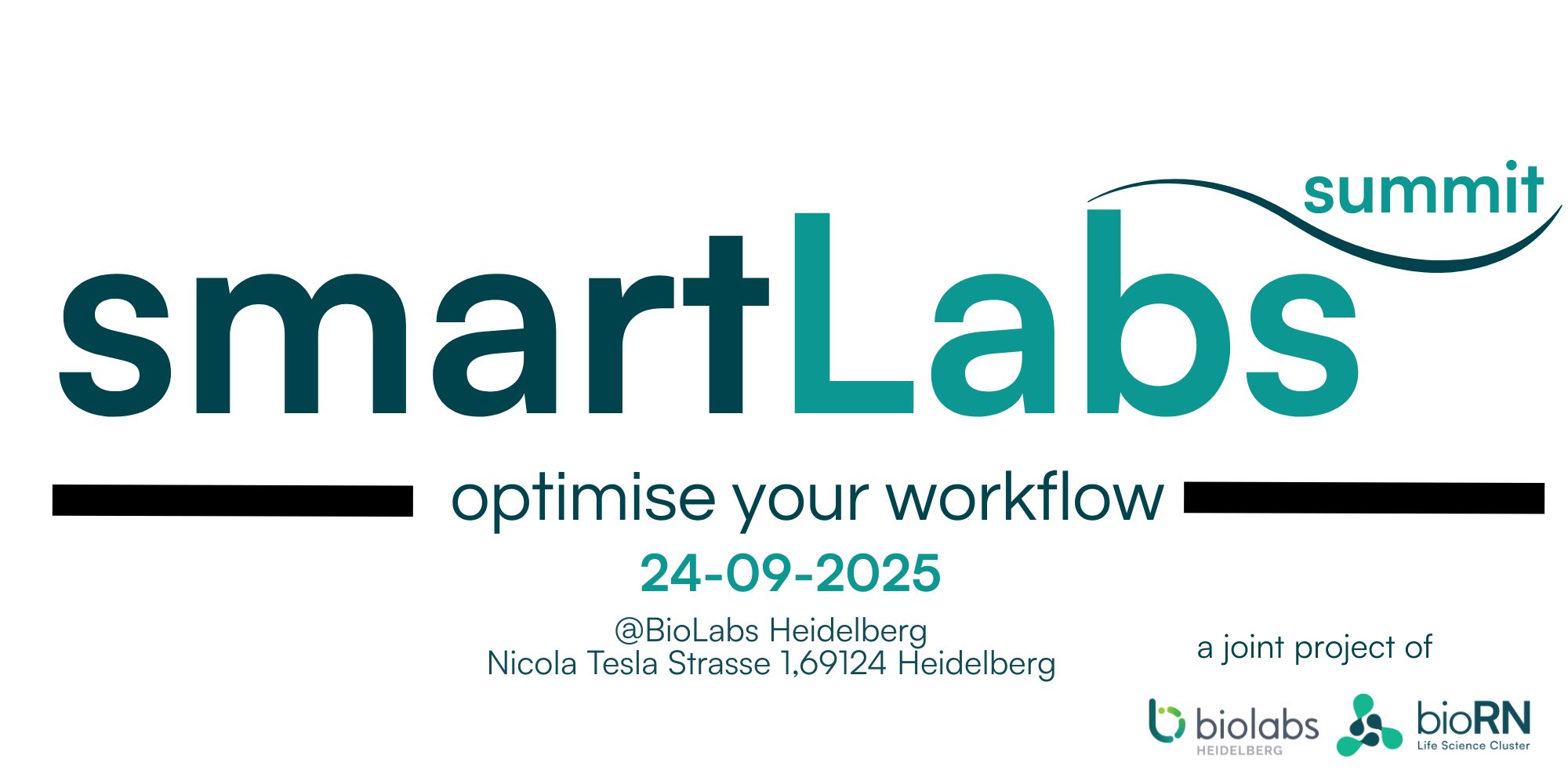 smartLabs Summit Heidelberg “optimise your workflow”
