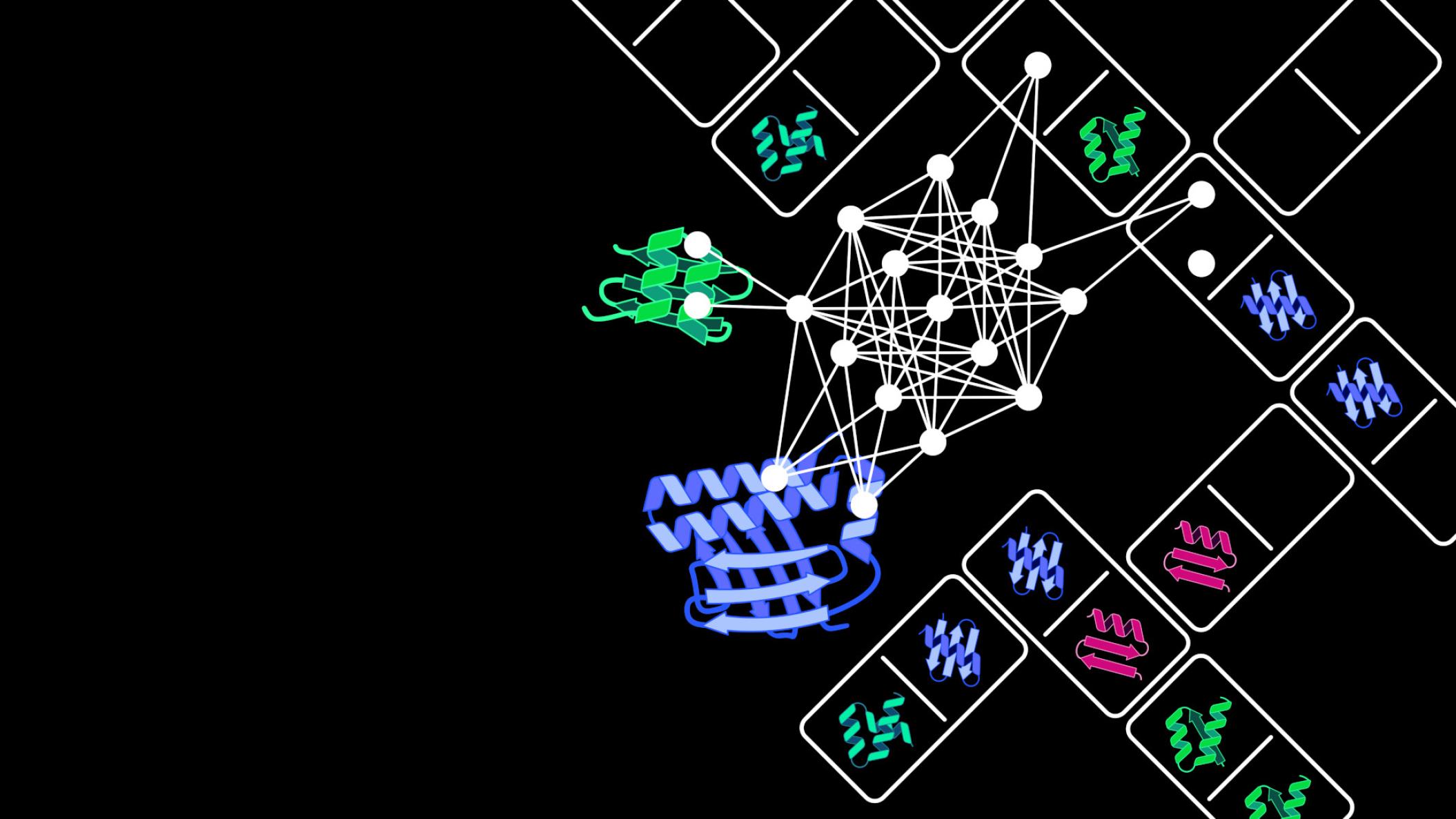 Playing Dominos: How an Artificial Protein Emerges from Fitting Together Individual Components