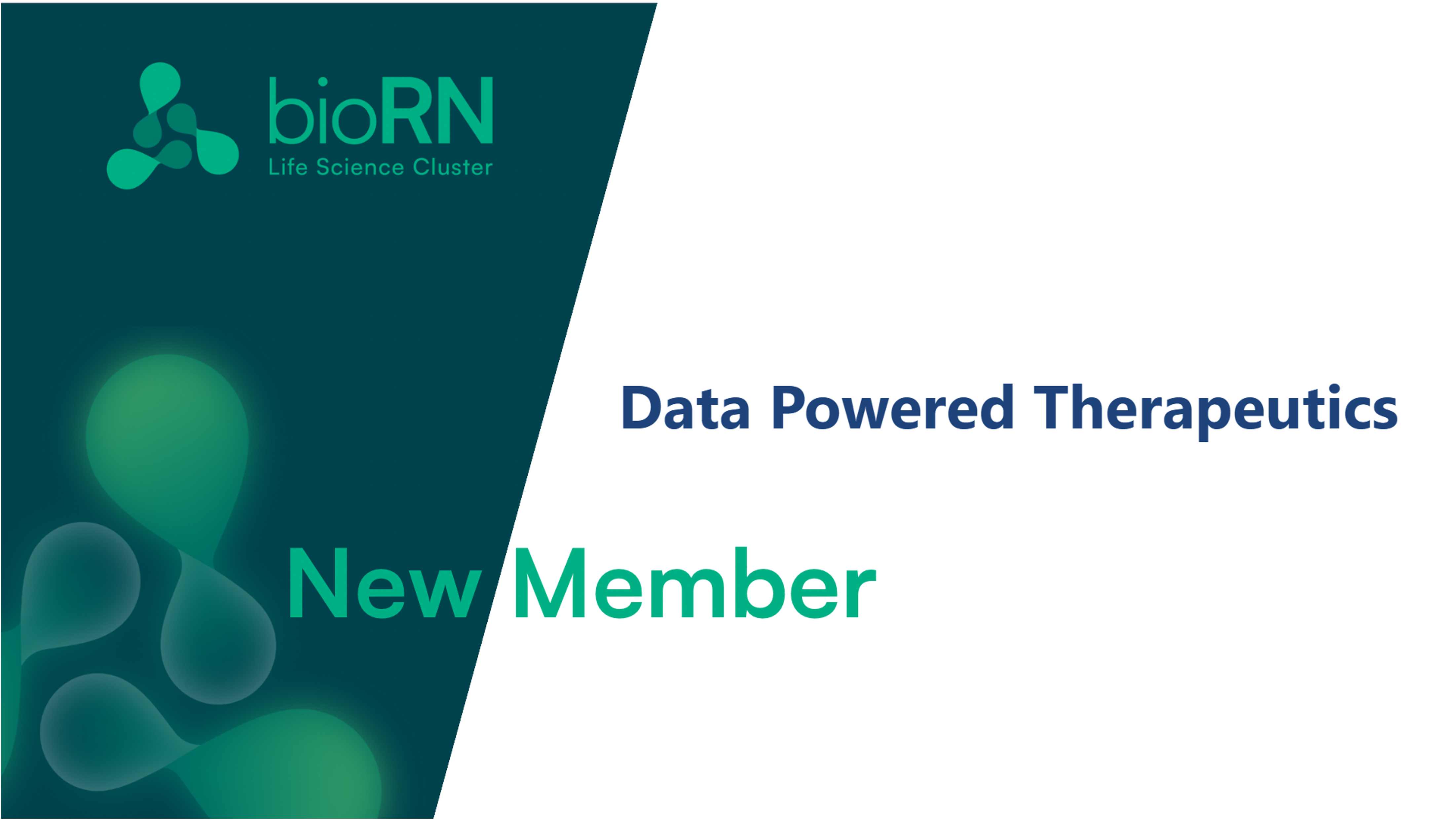 New Member: Welcome in our cluster to Data Powered Therapeutics GmbH