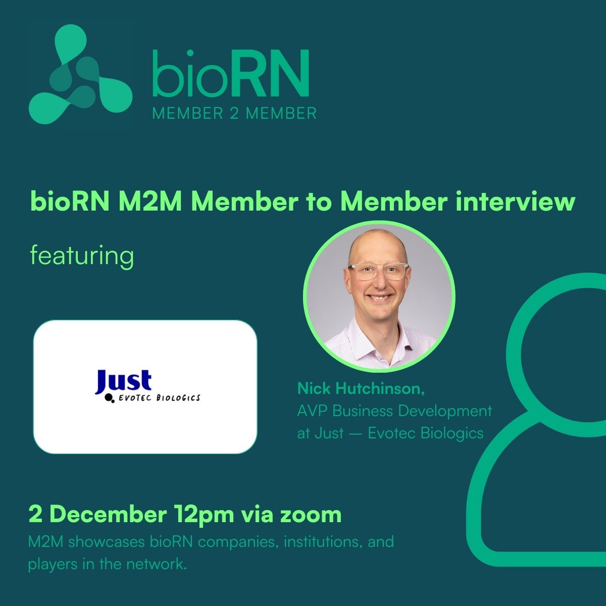 bioRN M2M Member to Member featuring Just Evotec Biologics