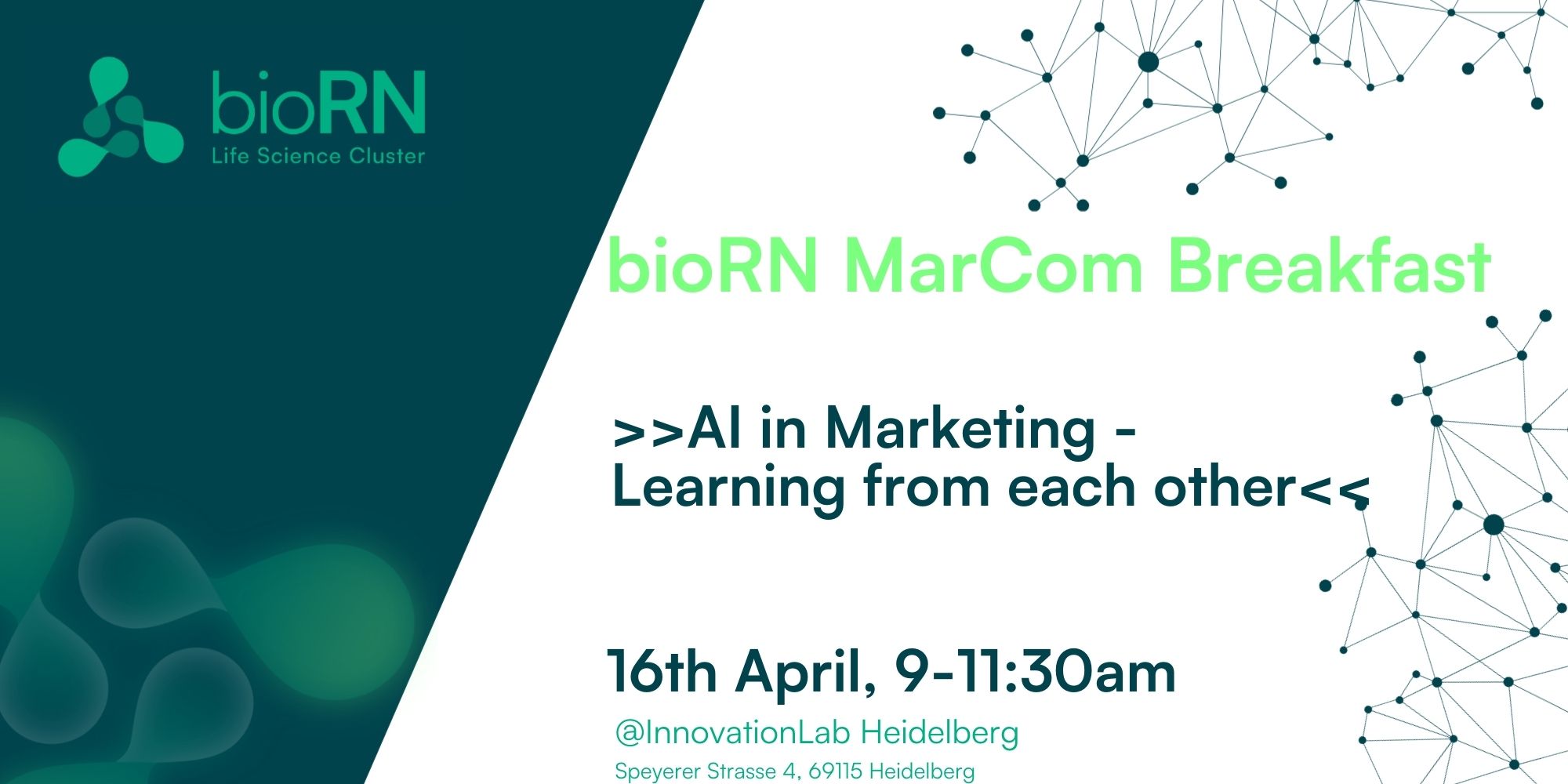 bioRN MarCom Breakfast : AI in Marketing – Learning from each other
