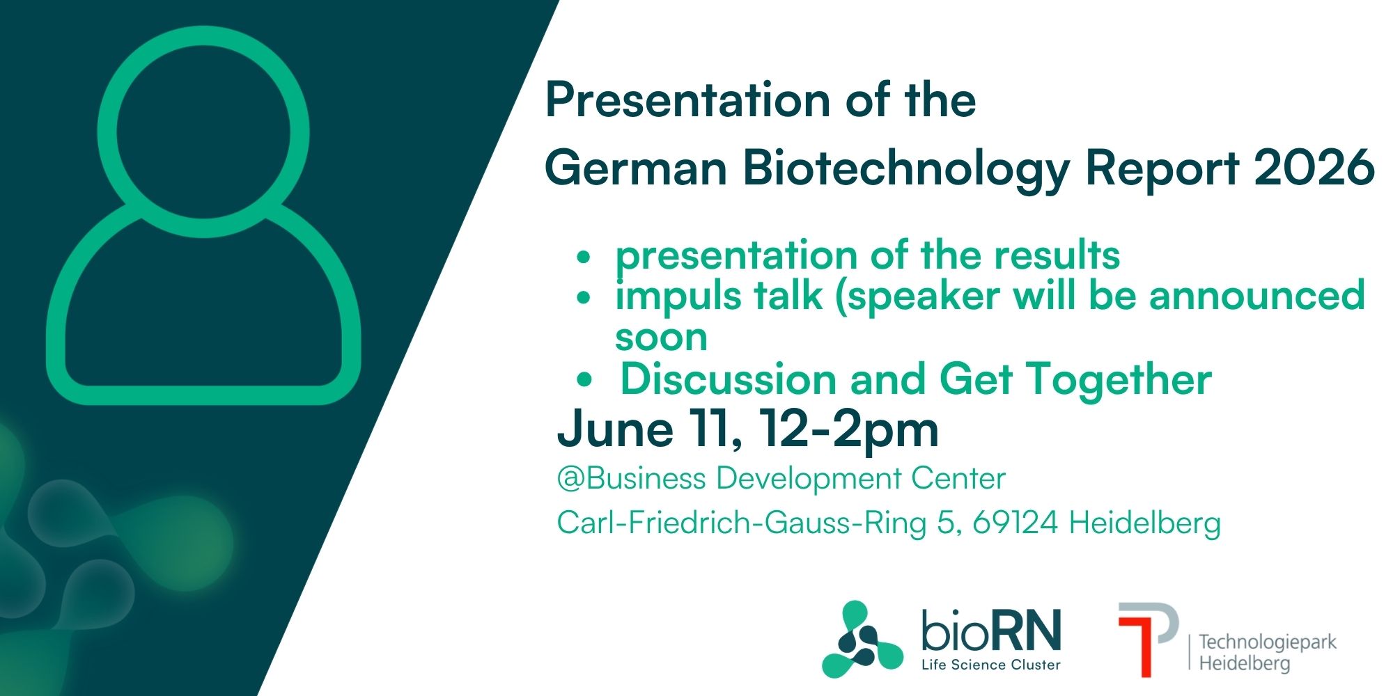 Presentation of the  German Biotechnology Report 2026