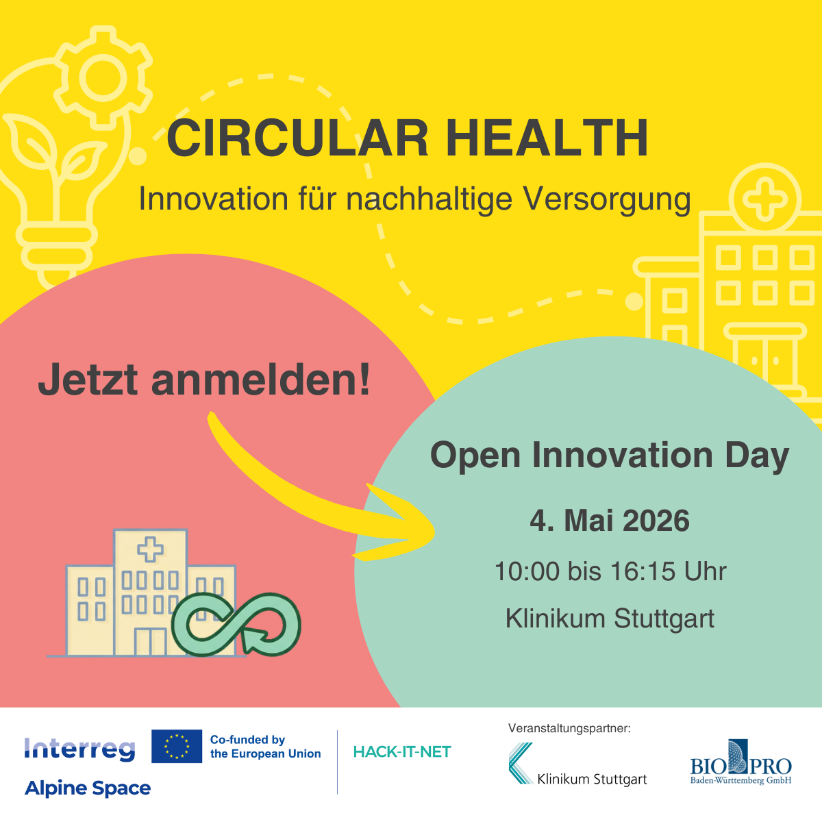 Open Innovation Day – Circular Health: Innovation für nachhaltige Versorgung