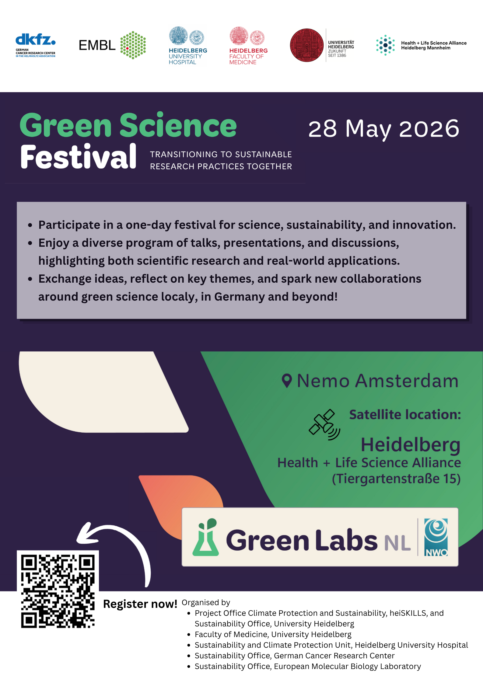 Green Science Festival 2026 – Heidelberg satellite location