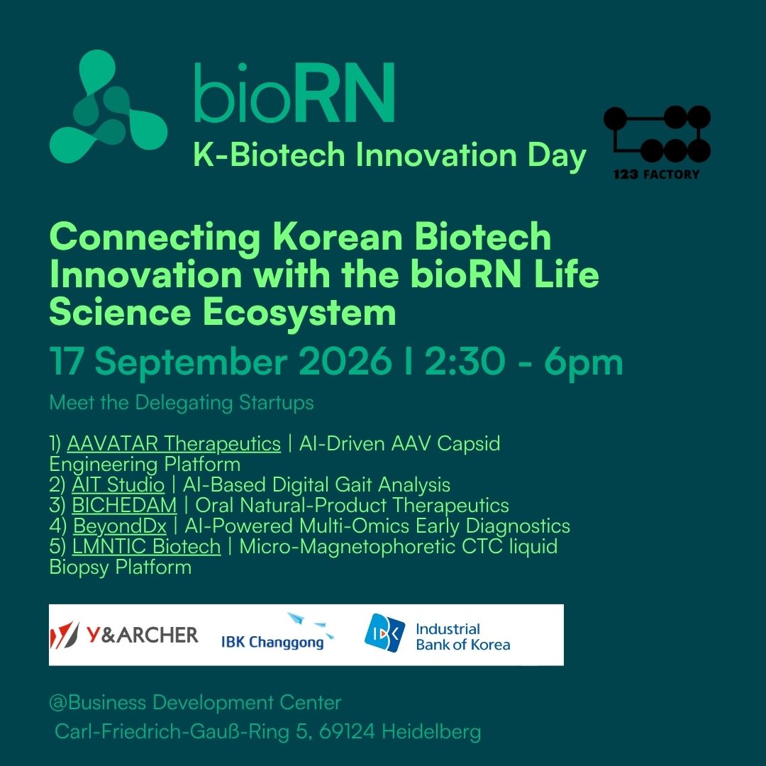 K-Biotech Innovation Day with BioRN Life Science Cluster