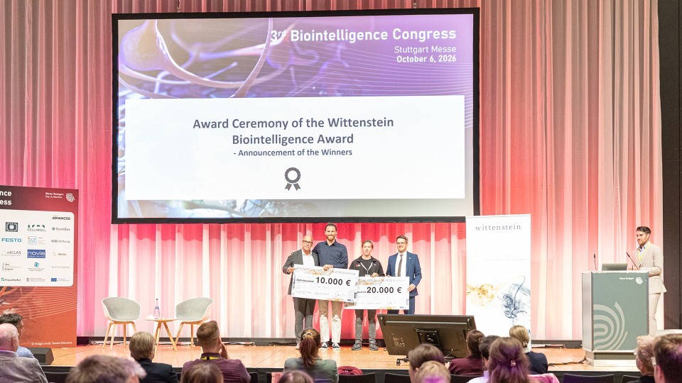Wittenstein Biointelligence Prize: AwardedBacteria Produce Bioplastic; Living Nerve Cells Process Information